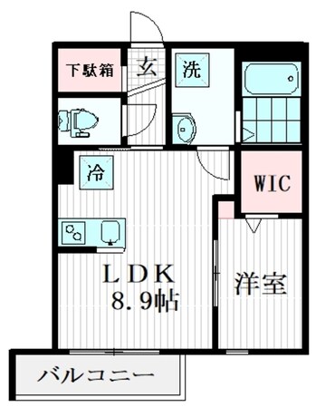 エスペリオ道場南の物件間取画像